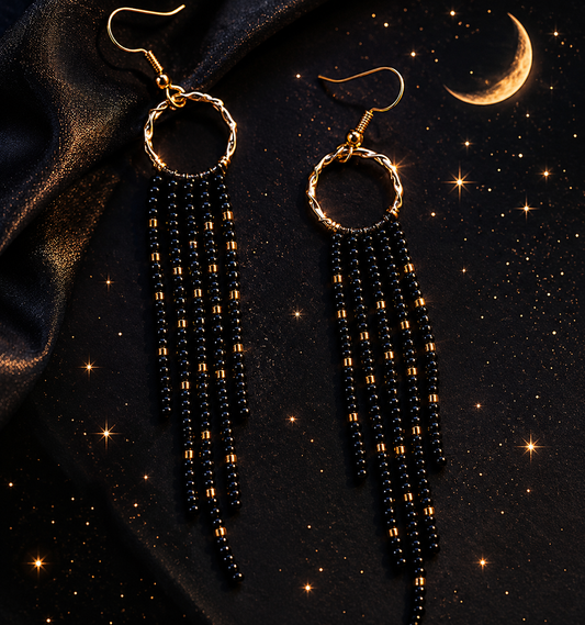 Boucle d'oreille Pluie d'étoile